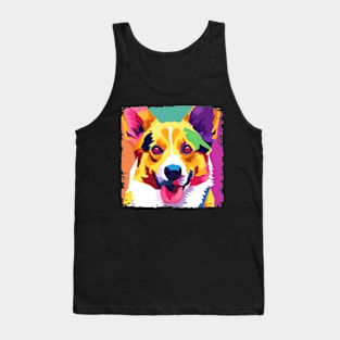 Pembroke Welsh Corgi Pop Art - Dog Lover Gifts Tank Top